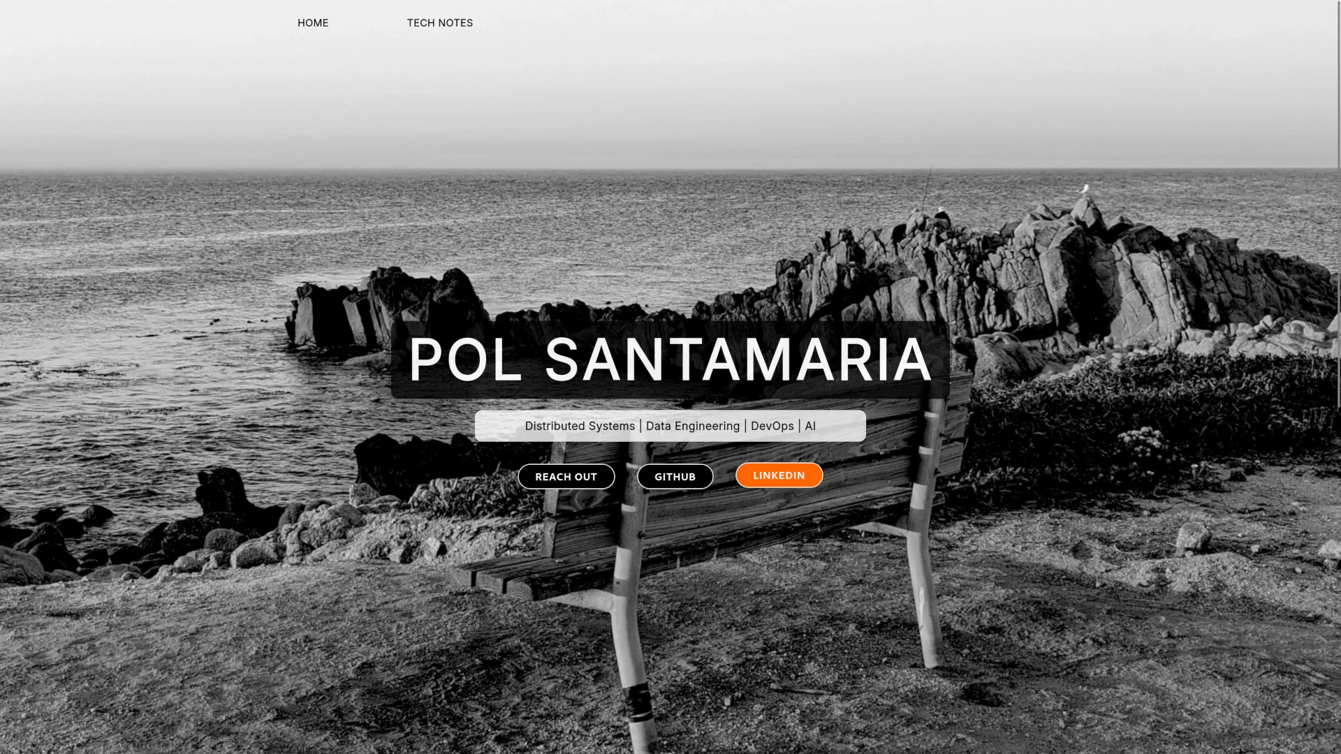 Screenshot of pol-santamaria.com website